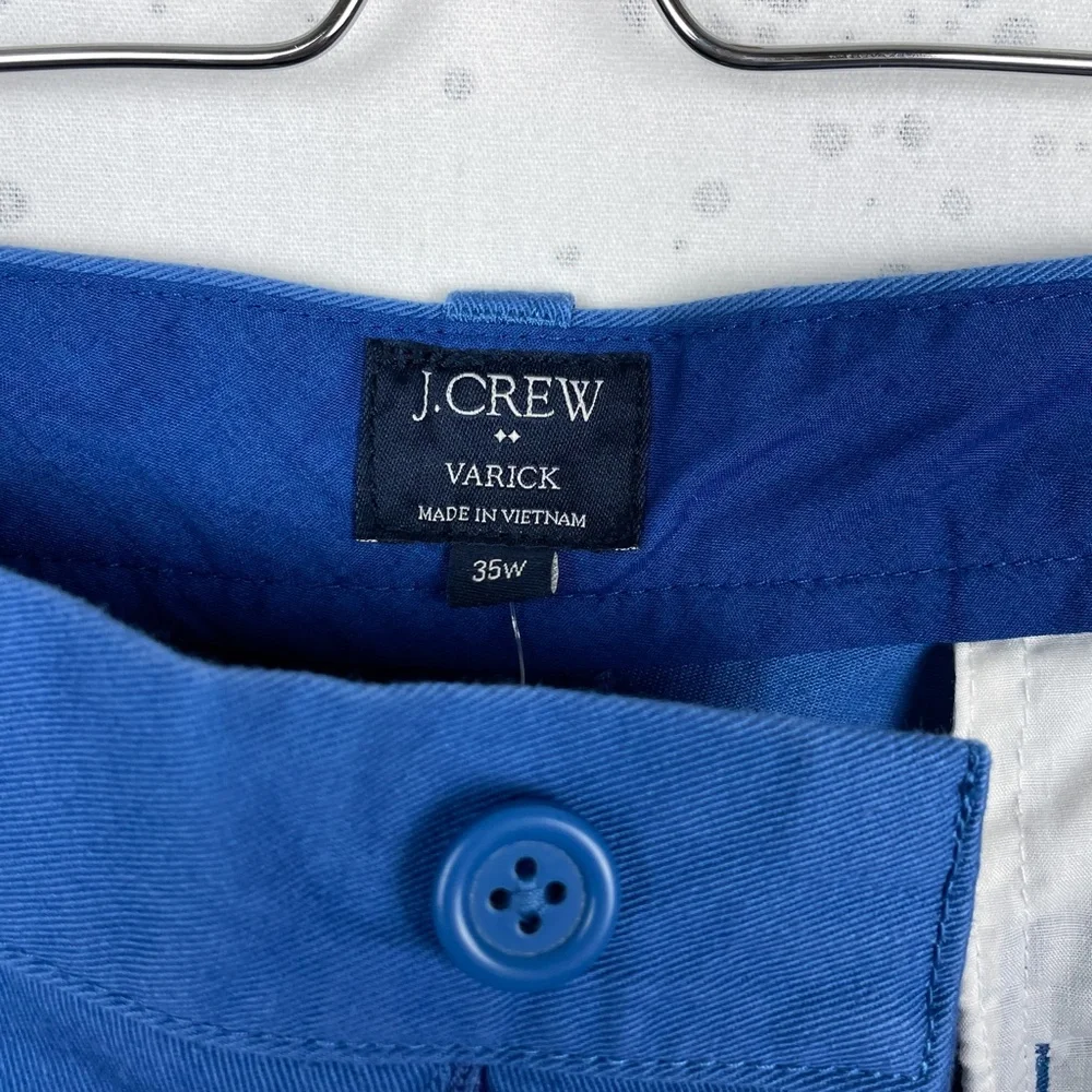 NWT J. Crew Factory Varick Shorts 35W Blue